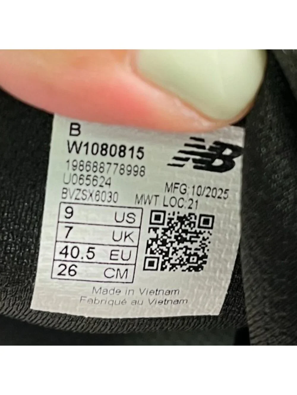 New Balance please review